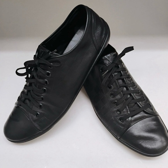 Louis Vuitton Men’s Damier Black Low Top Sneaker Made in Italy EU 46